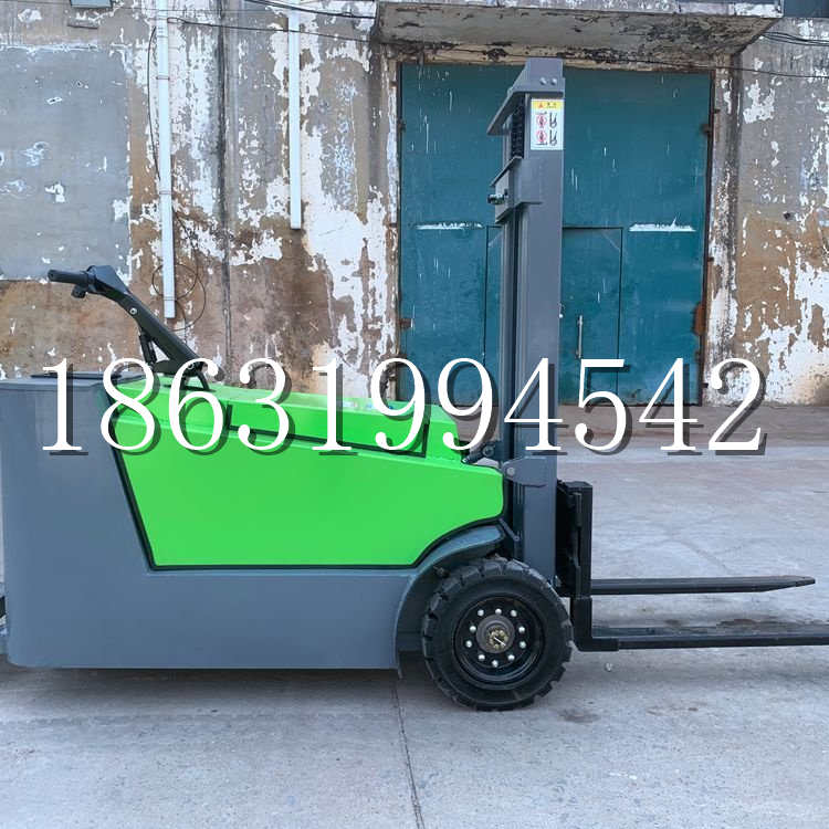 和硕县小型电动叉车1吨2吨步行站驾式电瓶堆高充电装卸车液压升降车铲车